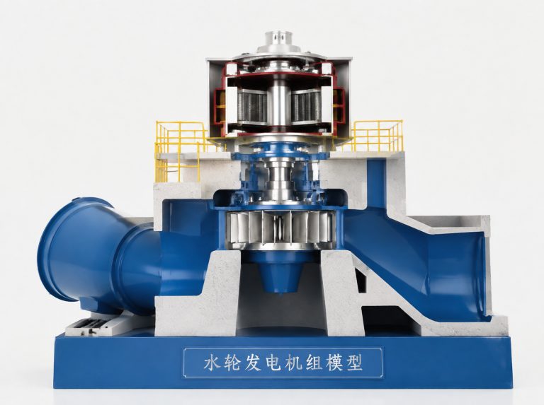 湖州水轮发电机组剖视模型